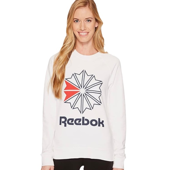 Reebok Tops - 44 Reebok Classics Starcrest Crewneck Sweatshirt L
